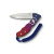 Folding knife Evoke Alox, Victorinox, Blue/Red