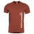 Vertical T-shirt, Pentagon, Maroon Red, M