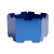 Aluminum windbreak, Vargo, Blue