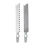 Replacement Saw and File, Leatherman, Silver