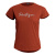 Whisper Womens Tee Caligraphy, Pentagon, Maroon Red, L