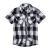 Men's Short-Sleeve Shirt, Brandit, White/Black, L