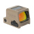 Holosun HE509T X2 Pistol Red Dot Sight, green, FDE