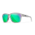 WX TREK Sunglasses, Wiley X®, CAPTIVATE™ Polarized Green Mirror, Gloss Crystal Light Grey