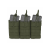 Triple MOLLE Open M4 5.56mm Pouch, Warrior, Olive, AR15
