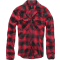 Men's shirt Check Shirt, Brandit, Black / Red, 2XL