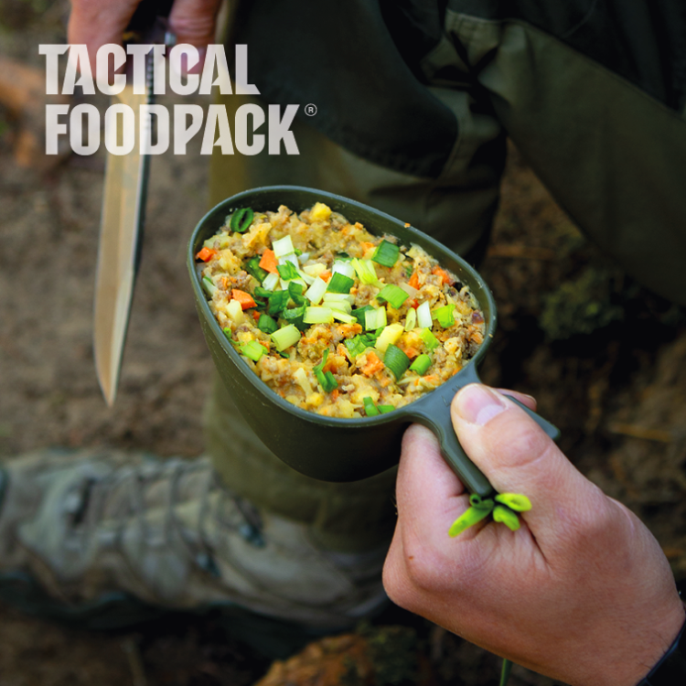 Dehydrované jídlo - hovězí maso s brambory, Tactical Foodpack