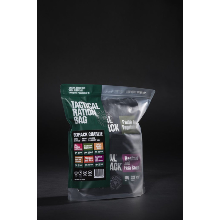 Set 6x  - Tactical Six Pack Charlie, Tactical Foodpack
