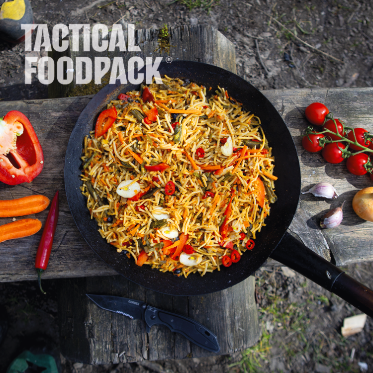 Dehydrované jídlo - zelenina s nudlemi, Tactical Foodpack