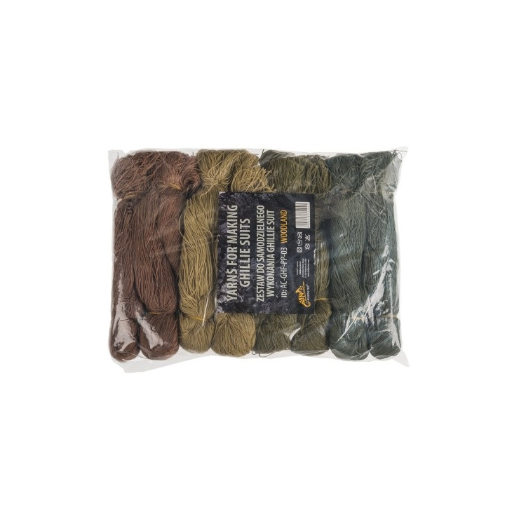 Ghillie Fiber Yarns, Woodland, Helikon