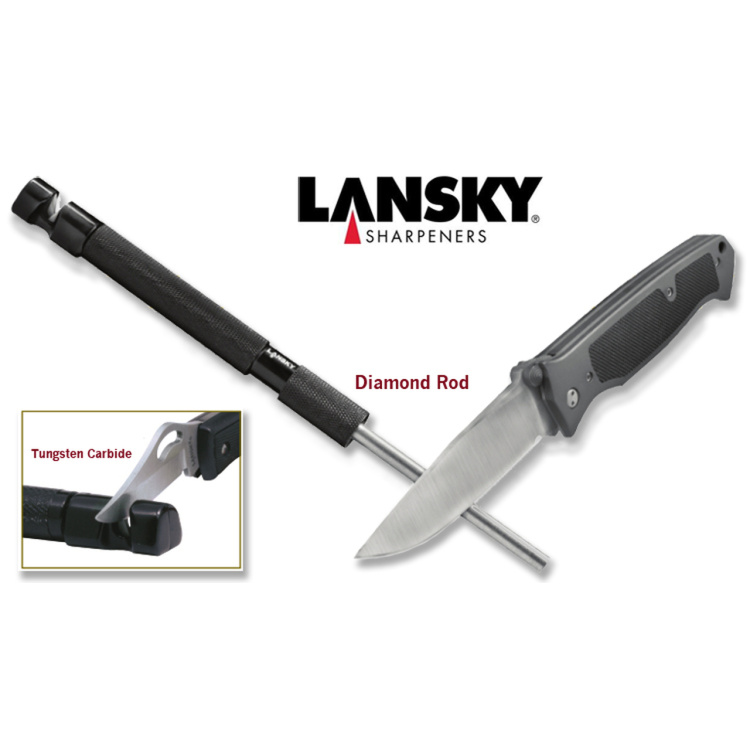 Taktický brousek Diamond/Carbide Tactical Rod, Lansky