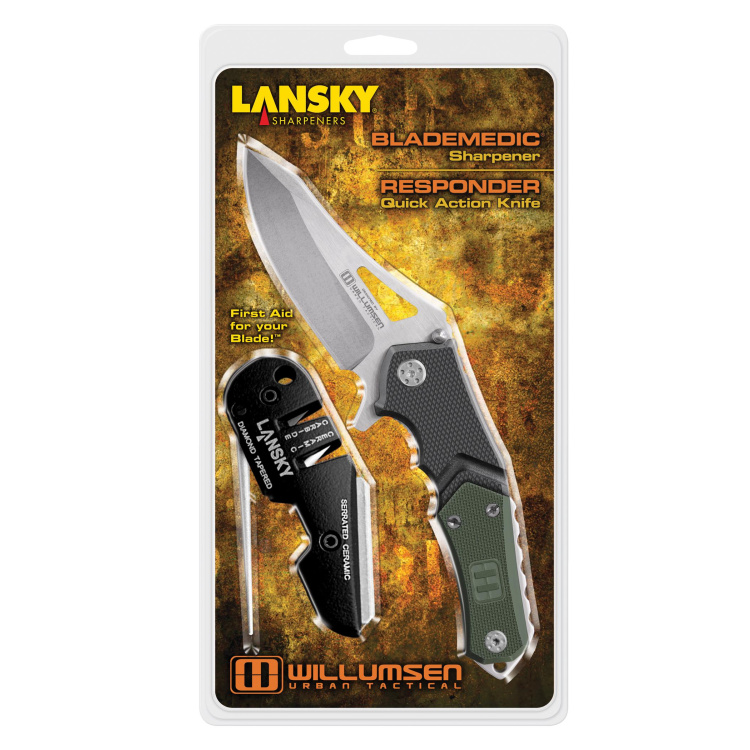 Responder Knife / Blademedic® Sharpener Combo, Lansky