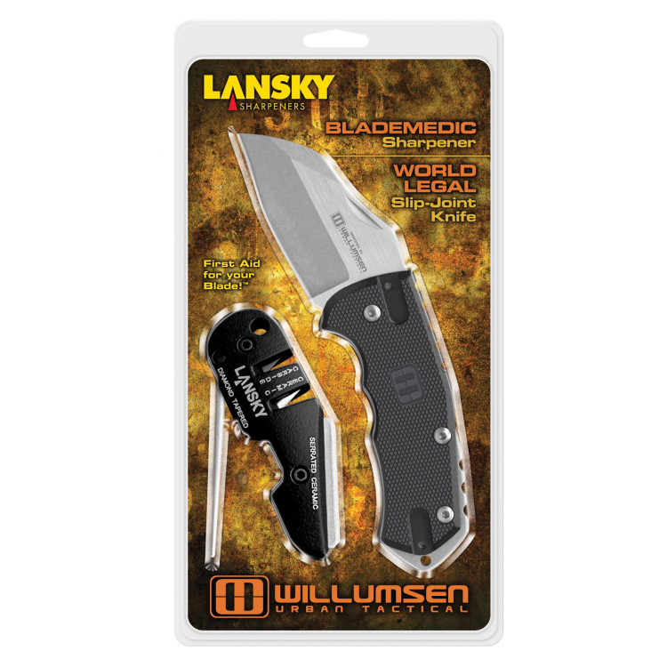 World Legal Knife / Blademedic® Sharpener Combo, Lansky