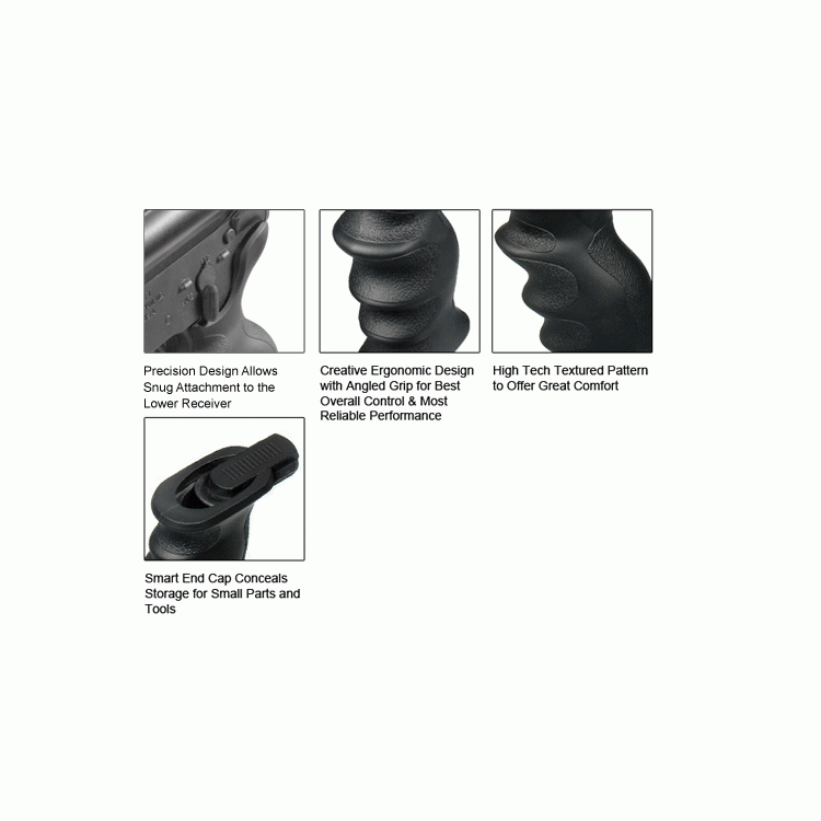 Pistolová rukojeť UTG Combat Sniper pro AR15, černá