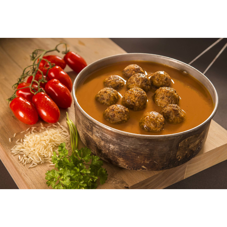 Meatballs with Basmati and Tomato Sauce, Adventure Menu