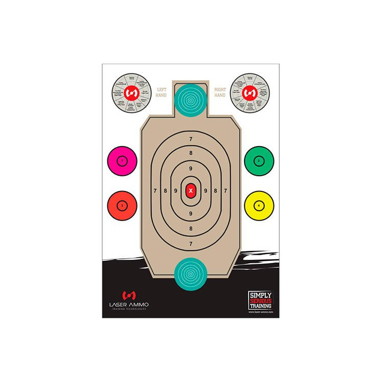 Heavy Gage 16&quot;x23&quot; Paper Target, Laser Ammo