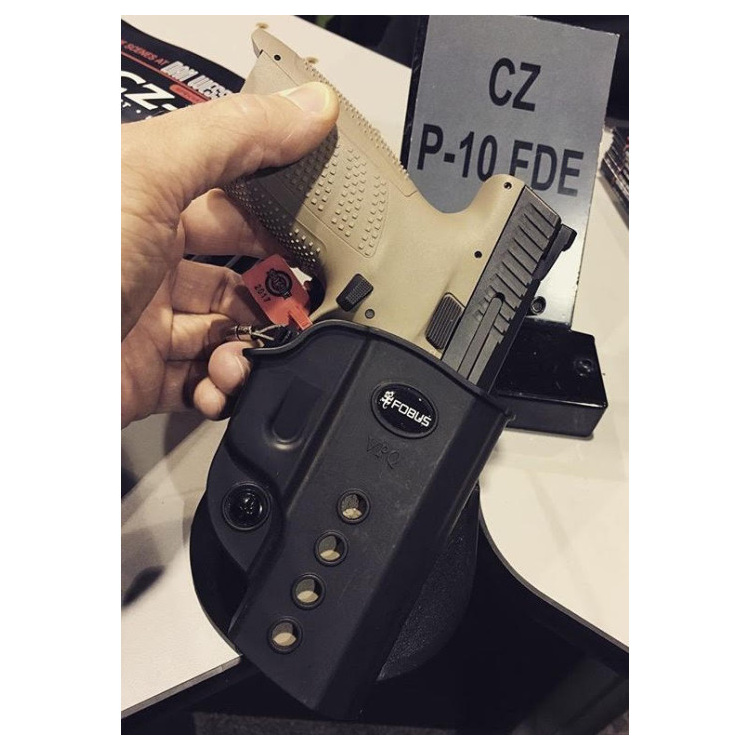 Fobus VPQ polymer holster, paddle, SFP9, PPQ, CZ P10