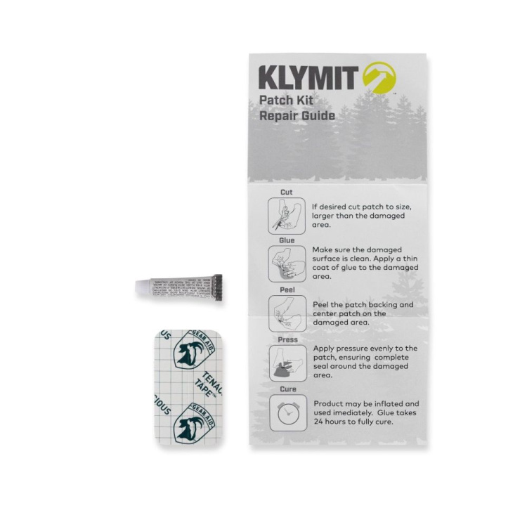 Patch Kit for repairing inflatable sleeping pads , Klymit