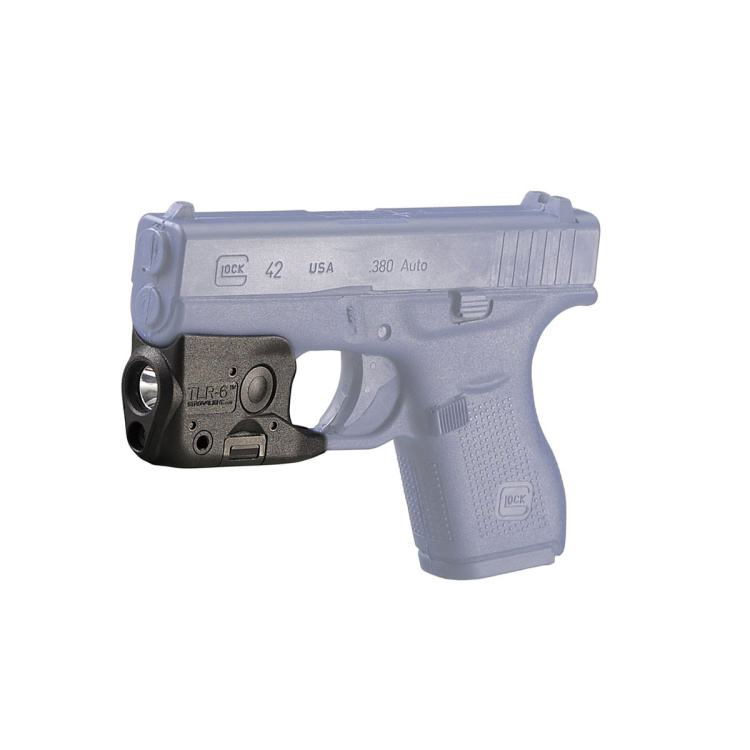 Taktická pistolová svítilna TLR-6 na RAIL , červený laser, Streamlight