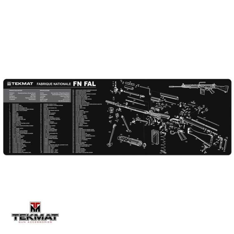 Pad TekMat with motive FN-FAL