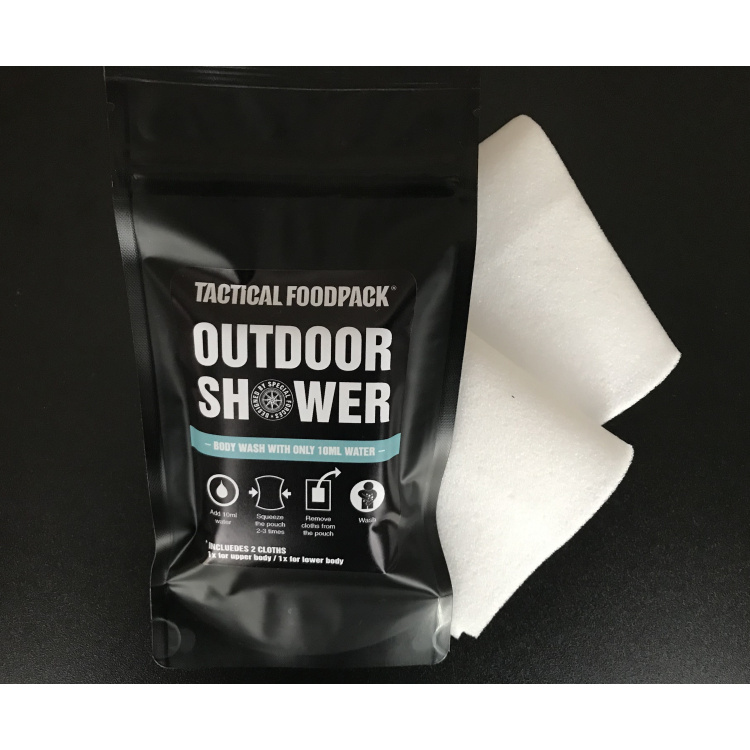 Outdoor shower, Tactical Foodpack