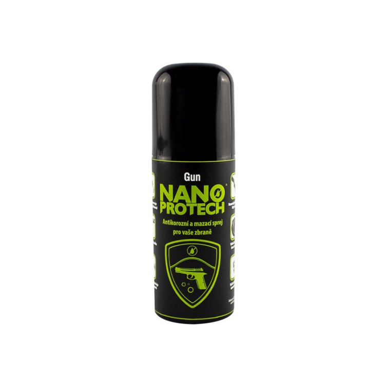 Čistící, mazací a antikorozní sprej Nanoprotech Gun, 75 ml