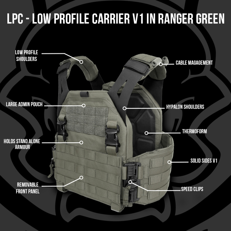 Low Profile Plate Carrier LPC, Warrior