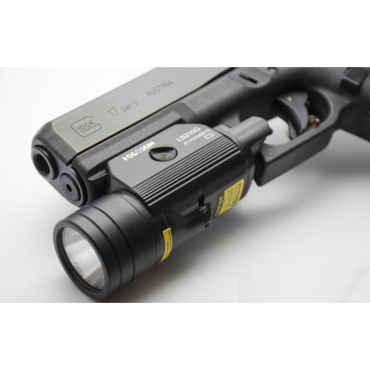 Pistolový laser se svítilnou Holosun LS210G – zelený - Pistolový laser se svítilnou Holosun LS210G – zelený