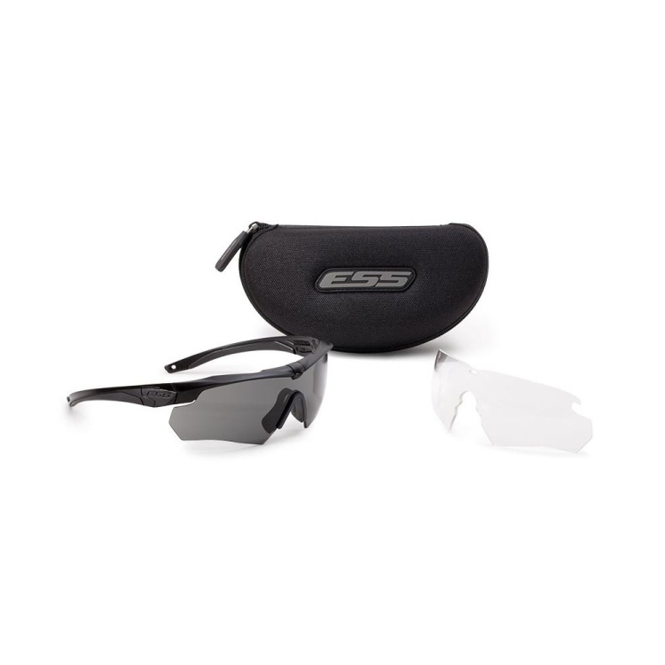 Ballistic Eyeshield Crossbow, Clear + Smoke Gray LS, ESS