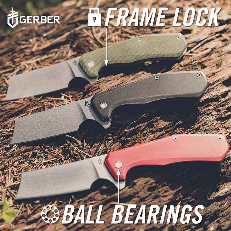 Folding Knife Asada, Fine Edge, Micarta Scales, Gerber