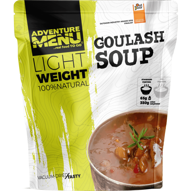 Vakuově sušené jídlo - Gulášová polévka - Lightweight, Adventure Menu