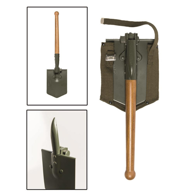 Folding field shovel with cover, Mil-Tec