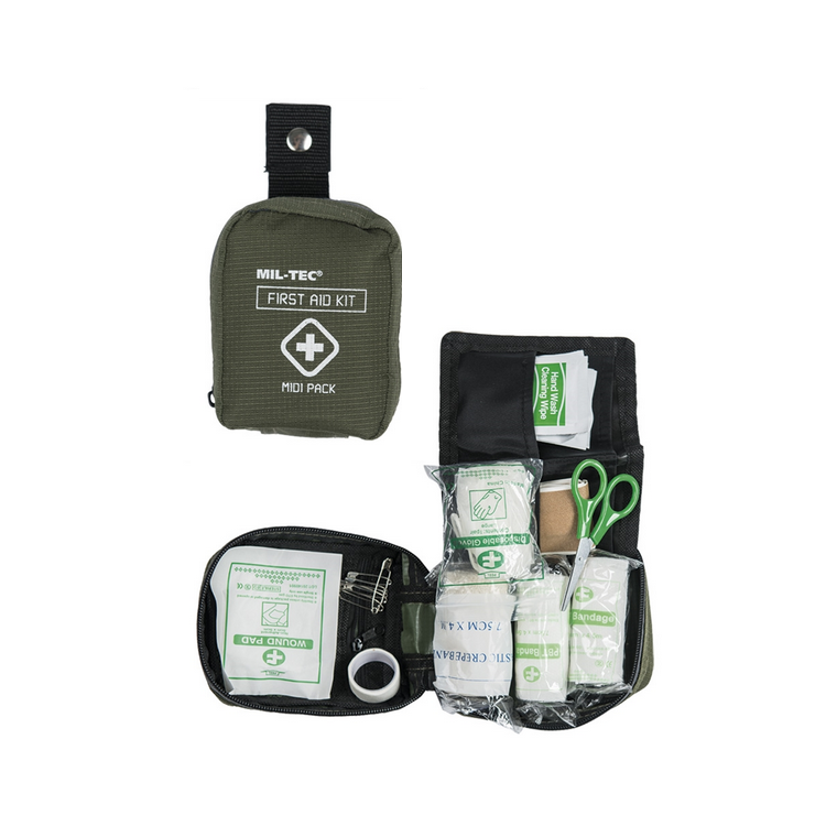Midi First Aid Pack, Olive, Mil-Tec