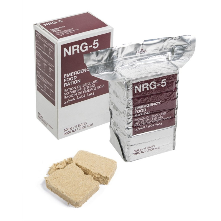Notration NRG-5 Emergency Food Ration, 500gr, Mil-Tec