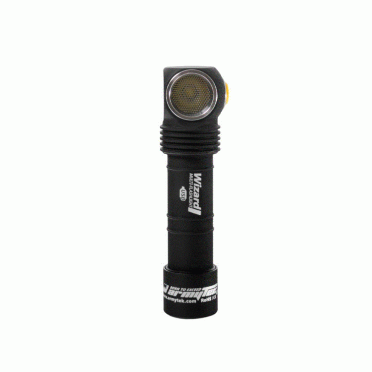 Multifunction flashlight Wizard v3 Magnet USB XP-L, white light, rechargeable, Armytek