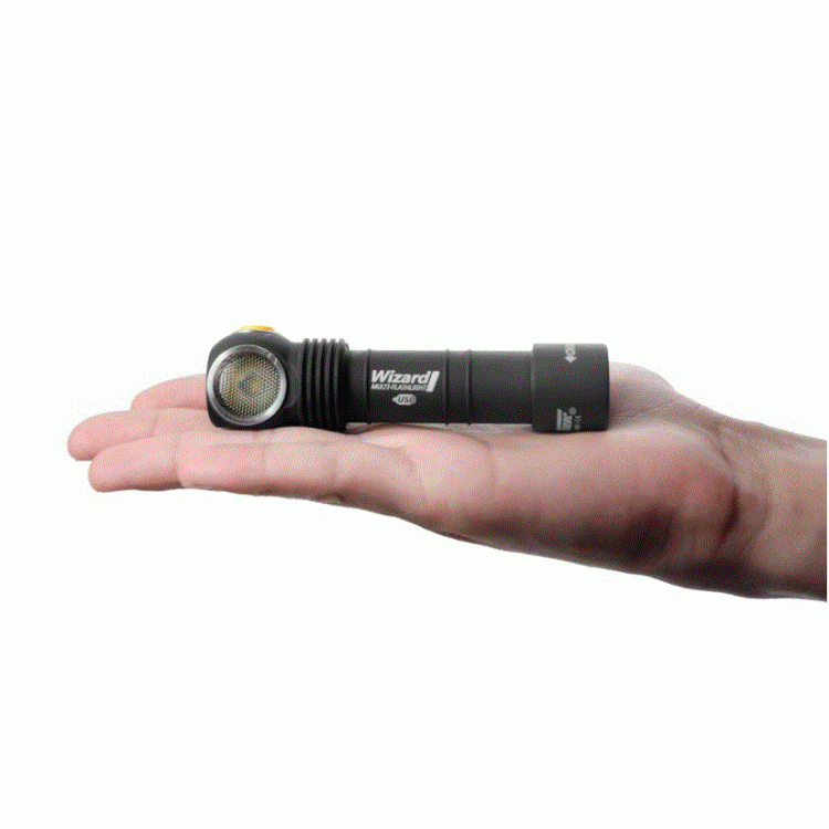 Multifunction flashlight Wizard v3 Magnet USB XP-L, white light, rechargeable, Armytek