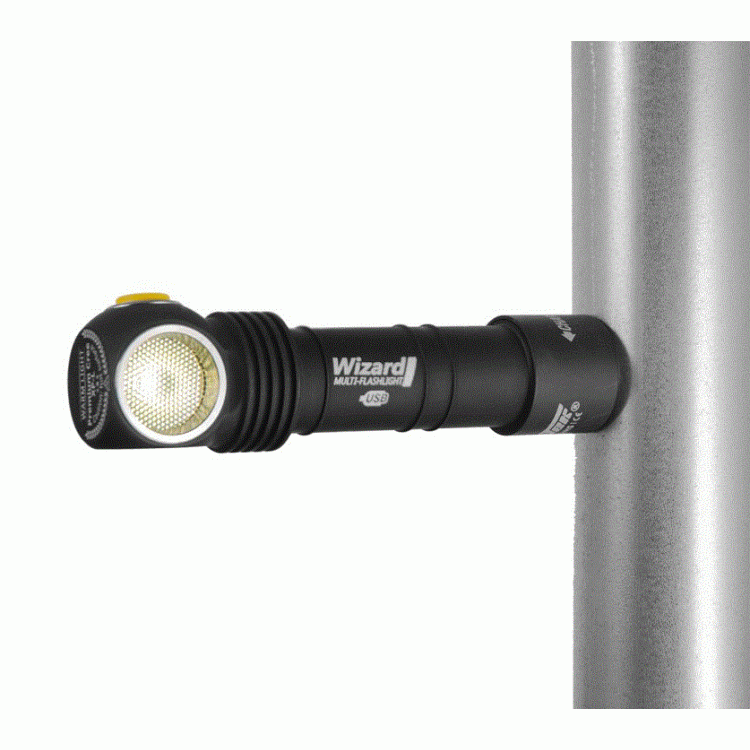Multifunkční svítilna Wizard v3 Magnet USB XP-L, bílé světlo, nabíjecí, Armytek