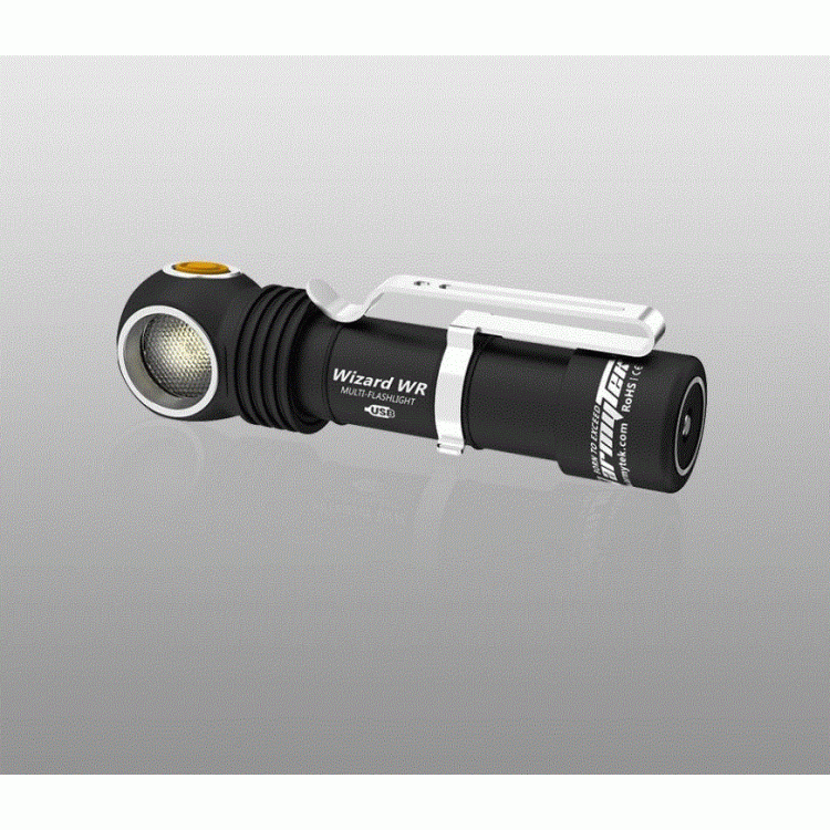 Multifunkční svítilna Wizard WR Magnet USB, bílé-červené světlo, Armytek
