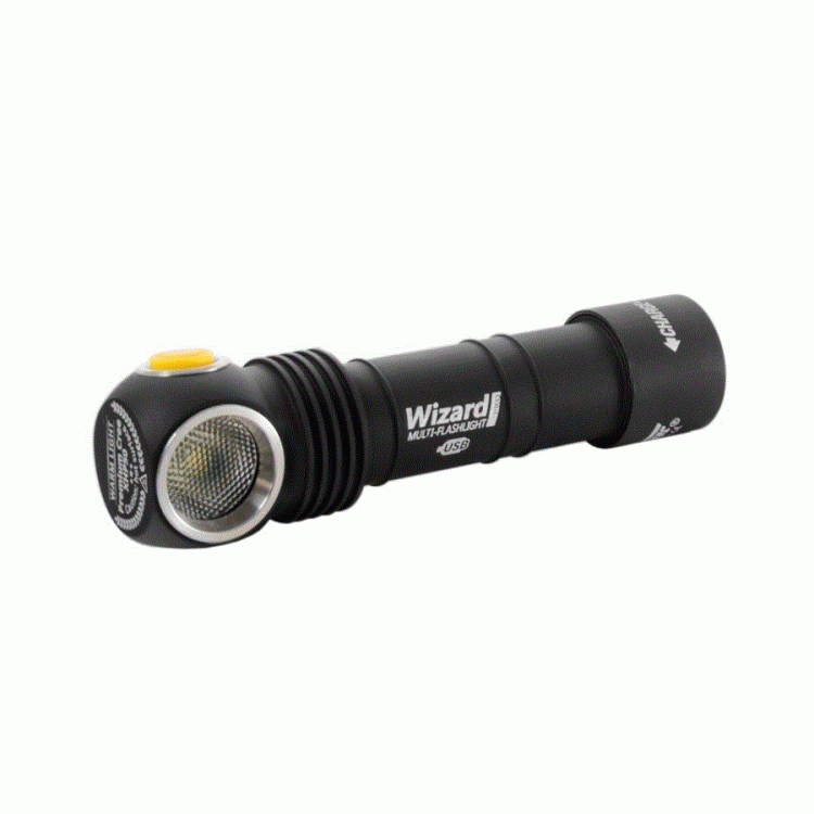 Multifunction flashlight Wizard Pro v3 Magnet USB XHP50, white light, rechargeable, Armytek