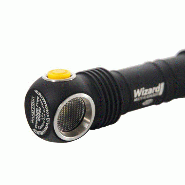 Multifunction flashlight Wizard Pro v3 Magnet USB XHP50, white light, rechargeable, Armytek