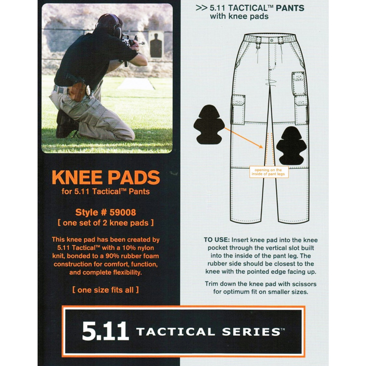 Neoprene Kneepads for TDU and Tactical Pants, 5.11