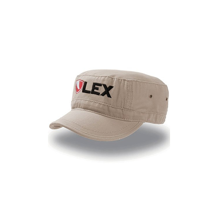 Kšiltovka s logem LEX, 100 % bavlna, béžová