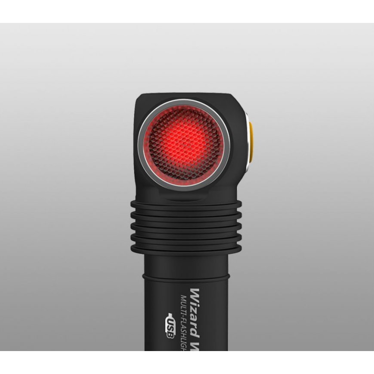 Multifunkční svítilna Wizard WR Magnet USB, teplé bílé-červené světlo, Armytek