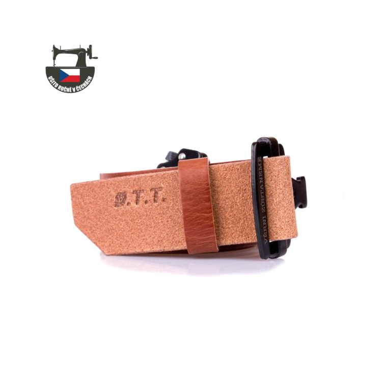 Leather Belt Speed, brown, limited edition, OTT