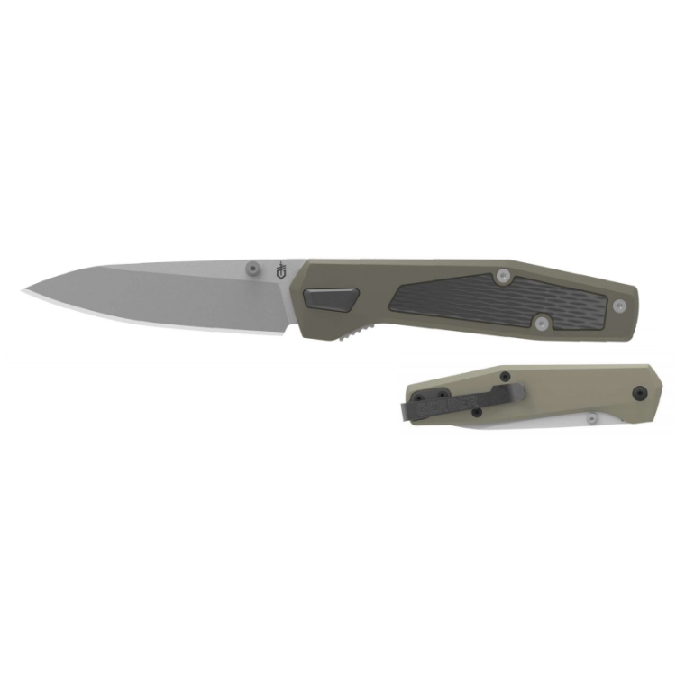 Fuse Clip Folding Knife, Flat Sage Green, Gerber