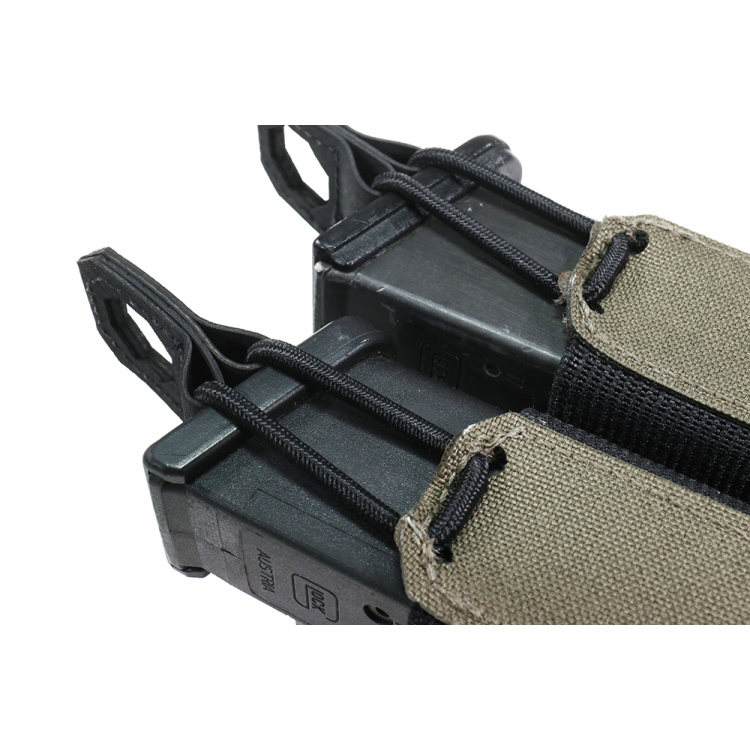 Laser Cut pouch for 2 pistol mags, Warrior