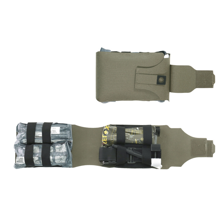 Large Horizontal Individual First Aid Kit pouch, Laser Cut, Warrior