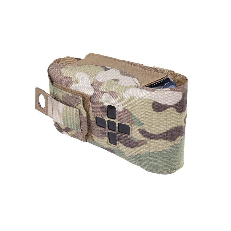 Small Horizontal Individual First Aid Kit pouch, Laser Cut, Warrior