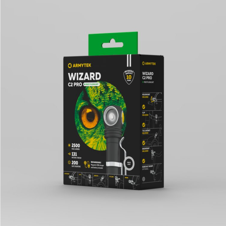 Headlamp Wizard C2 Pro, Armytek