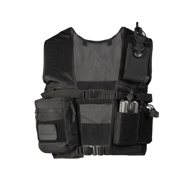 Security Combat Mesh Vest, Black, Mil-Tec